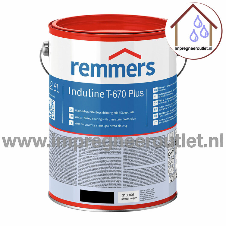 Induline T-670 PLUS diepzwart