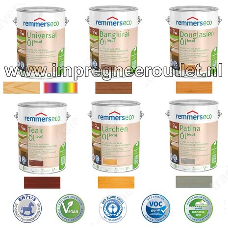 Remmers Gartenholz-Öle Eco (2,5 Liter), Wasser basierend
